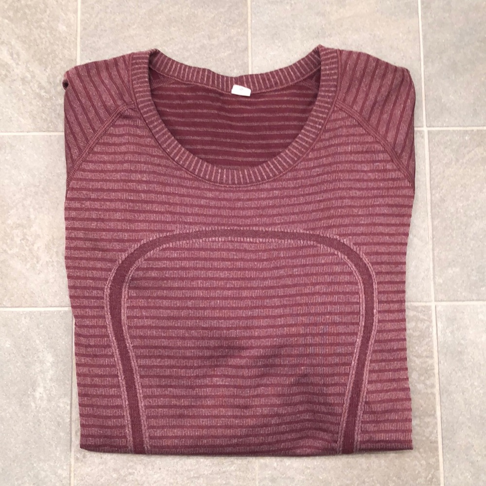 Maroon Lululemon Longsleeve Top